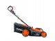 Газонокосилка аккумуляторная Skiper KW430 (43 см, бесщет. двиг, мульчирование, 2акк*4 а/ч*21в)